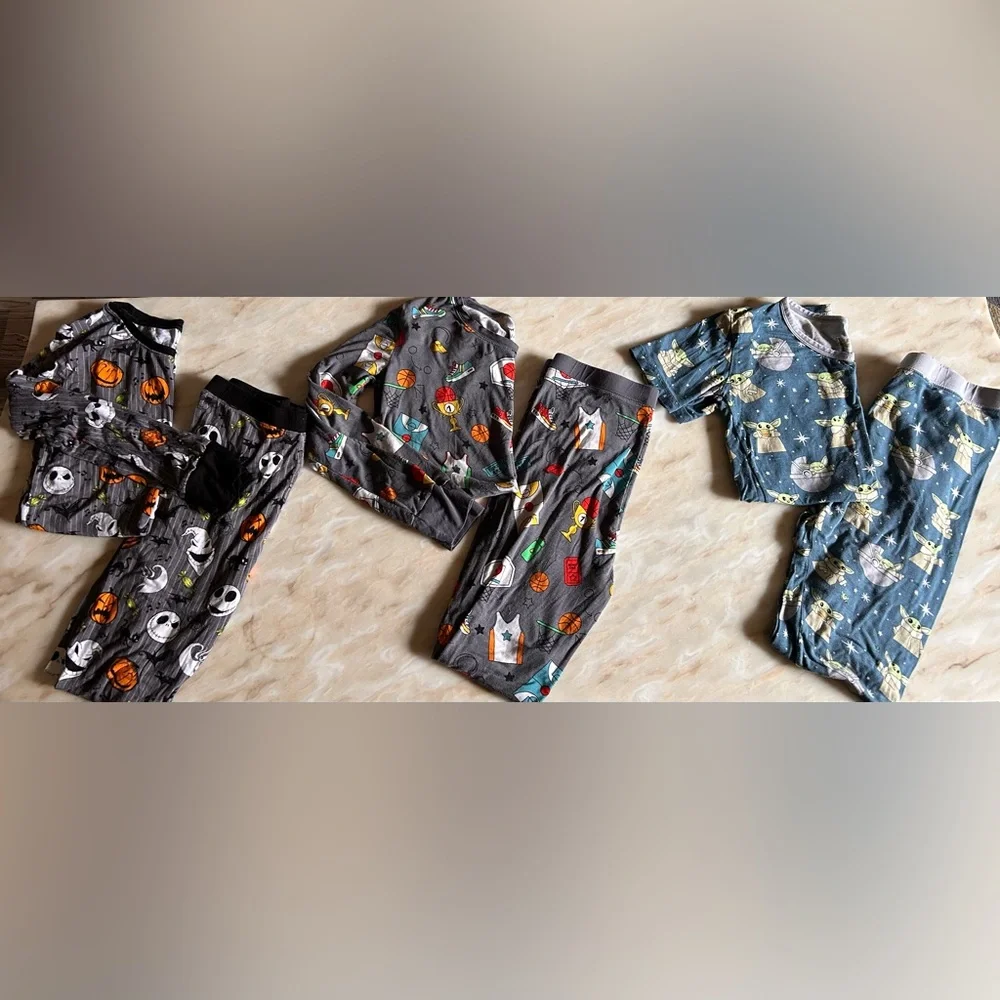 Little‎ Sleepies Star Wars/Basketball/Nightmare Before Christmas Pajama Sets (3)